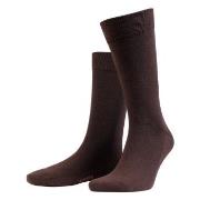 Amanda Christensen Strumpor True Combed Cotton Sock Mörkbrun 39-42