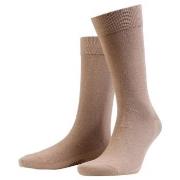 Amanda Christensen Strumpor True Combed Cotton Sock Ljusbrun Strl 35/3...