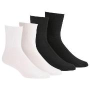 Damella Strumpor 2P Seamless Socks Svart/Vit Strl 35/38 Dam