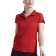 Craft Pro Control Impact Polo W Röd polyester XX-Large Dam