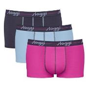 Sloggi Kalsonger 6P Men Start Hipster C3P Rosa/Blå bomull XX-Large Her...