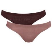 Sloggi Trosor 6P ZERO Motion Mini Brief Brun polyester Medium Dam