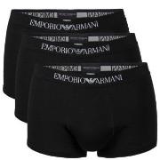 Armani Pure Cotton Trunks Kalsonger 9P Svart bomull Small Herr