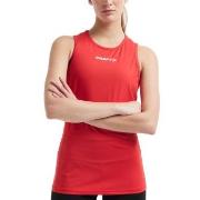 Craft Rush Slim Singlet W Röd polyester Small Dam