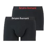 Bruno Banani Kalsonger 2P Flowing Shorts Svart/Vit bomull Medium Herr