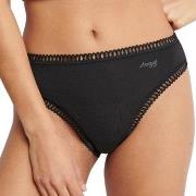 Sloggi Trosor 3P GO Crush High Leg Briefs Svart/Blå bomull Medium Dam