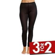 Damella Silk Leggings Nougat silke Large Dam