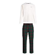 Tommy Hilfiger Long Sleeve Waffle Flannel PJ Set Flerfärgad XX-Large H...