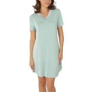 Lady Avenue Bamboo Nightdress SS Mintgrön Bambu X-Large Dam