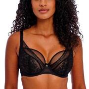 Freya BH Sydnie Underwired High Apex Plunge Bra Svart E 70 Dam