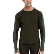 Dovre Jacquard Baselayer Militärgrön ull X-Large Herr