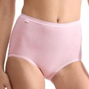 Sloggi Trosor 4P Basic Plus Maxi Panty Rosa/Blå bomull 44 Dam