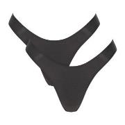 Sloggi Trosor 2P ZERO Feel 2 0 Tiny Tanga C2P Svart Medium Dam