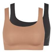 Sloggi BH 2P ZERO Feel 2 0 Top C2P Flerfärgad XX-Large Dam