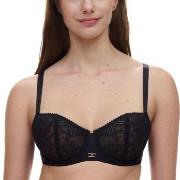 Chantelle BH Origins Lace Unlined Demi Bra Svart nylon C 70 Dam