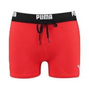 Puma Badbyxor Logo Swim Trunks Röd Medium Herr
