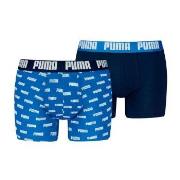 Puma Kalsonger 2P Everyday Aop Boxer Marin/Blå bomull Medium Herr