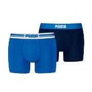 Puma Kalsonger 2P Everyday Placed Logo Boxer Marin/Blå bomull Small He...