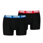 Puma Kalsonger 2P Men Everyday Basic Boxer Svart/Röd bomull Large Herr