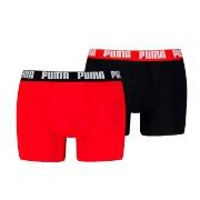 Puma Kalsonger 2P Men Everyday Basic Boxer Röd/svart bomull Large Herr