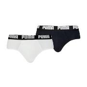 Puma Kalsonger 2P Men Everyday Brief Vit/Svart bomull Small Herr