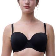 Chantelle BH Comfort Chic Bandeau T-shirt Bra Svart F 75 Dam