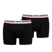 Levis Kalsonger 2P Men Sportswear Logo Boxer Brief Svart bomull X-Larg...