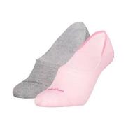 Calvin Klein Strumpor 2P Women Mid Cut Footie Socks Grå/Rosa Strl 35/3...
