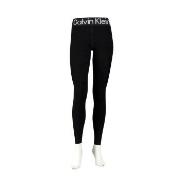 Calvin Klein Logo Waistband Legging Svart Large Dam