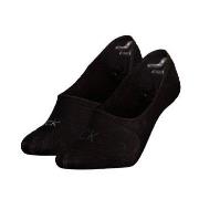 Calvin Klein Strumpor 2P Shiny Logo Mid Cut Footie Socks Svart Strl 35...