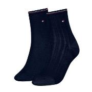Tommy Hilfiger Strumpor 2P Women Shine Short Socks Marin Strl 35/38 Da...