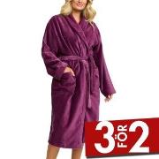 Damella Unisex Torekov Robe Plommon bomull Medium Dam