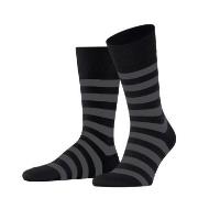 Falke Strumpor Sensitive Mappd Line Socks Svart/Grå bomull Strl 43/46 ...
