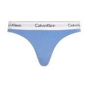 Calvin Klein Trosor Modern Cotton Field Olive Thong Vit/Blå X-Large Da...