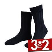 Amanda Christensen Strumpor Grade Wide Rib Ankle Socks Marin Strl 39/4...