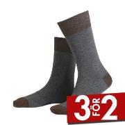 Amanda Christensen Strumpor True Contrast Ankle Sock Grå Strl 43/46