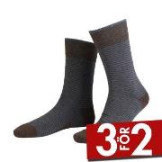 Amanda Christensen Strumpor True Stripe Ankle Sock Brun Strl 43/46