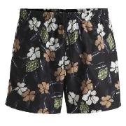 BOSS Badbyxor Piranha Swim Shorts Svart Mönster polyester Medium Herr