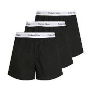 Calvin Klein Kalsonger 3P Slim Boxers Svart bomull Medium Herr