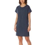 Schiesser Casual Nightwear Short Sleepshirt Mörkgrå bomull 38 Dam