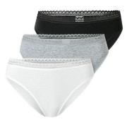 Schiesser Trosor 3P Modern Lace Rio Briefs Flerfärgad bomull 40 Dam