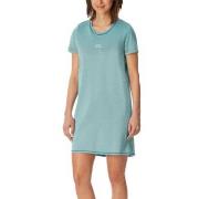 Schiesser Short Sleeve Sleepshirt Ljusgrön bomull 48 Dam