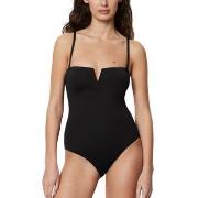 Marc O Polo Bandeau Swimsuit Svart Medium Dam