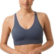 Björn Borg BH Mid V Support Sports Bra Marin Small Dam