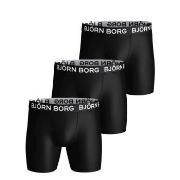 Björn Borg Kalsonger 3P Sports Microfiber Boxers Svart polyester X-Sma...