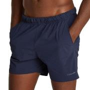 Calvin Klein Badbyxor Medium Drawstring Swim Short CK Tech Mörkblå nyl...