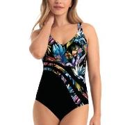 Anita Luella Swimsuit Svart Mönster C 44 Dam