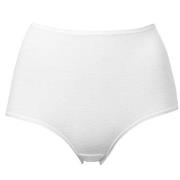 Trofe Cotton Midi With Elastan Trosor Vit bomull XX-Large Dam