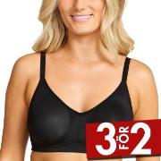 Damella BH Carla Soft Bra Svart polyester E 95 Dam