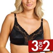 Damella BH Vera Soft Bra Svart polyester E 95 Dam